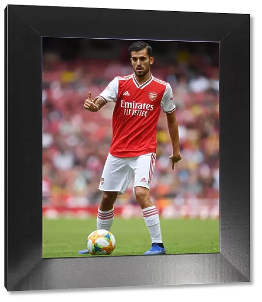 Arsenal's Dani Ceballos in Action at the Emirates Cup 2019