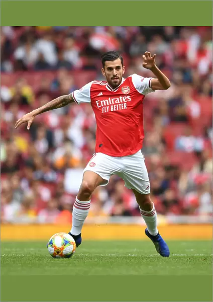 Arsenal's Dani Ceballos in Action at Emirates Cup 2019 against Olympique Lyonnais