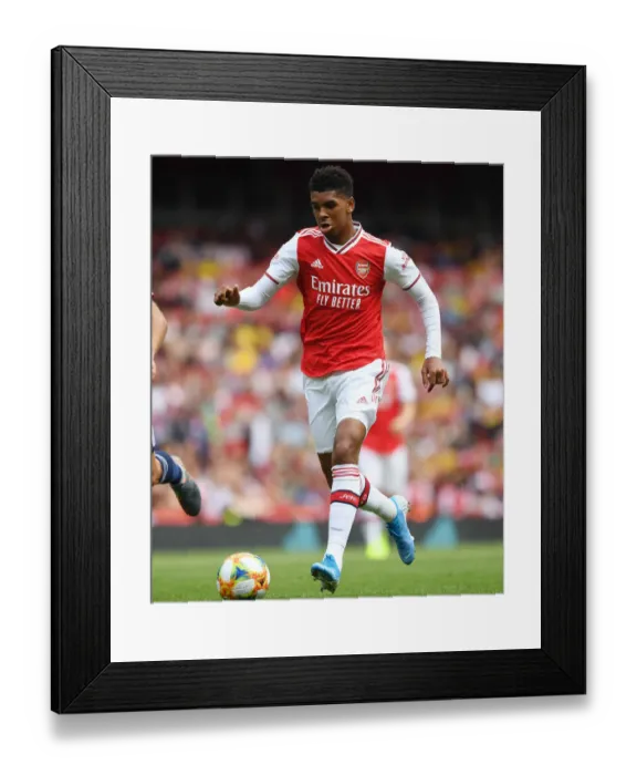 Framed Print : Arsenal's Tyreece John-Jules Stars in Emirates Cup Showdown Against Olympique Lyonnais, 2019 Framed Print : Arsenal's Tyreece John-Jules Stars in Emirates Cup Showdown Against Olympique Lyonnais, 2019