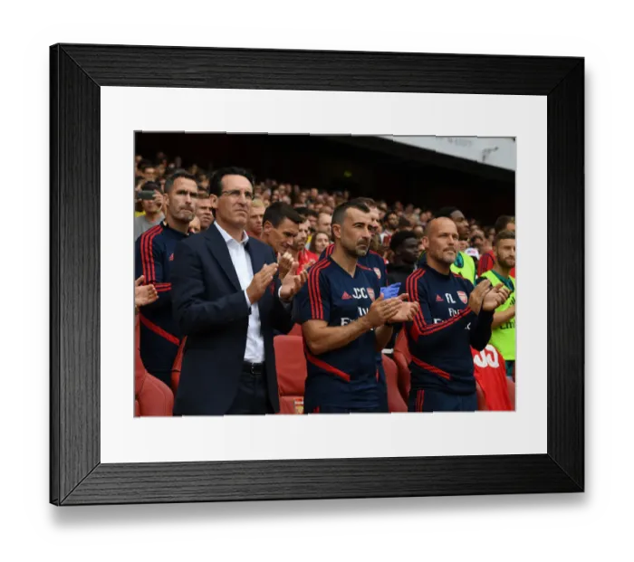 Framed Print : Arsenal Honors Jose Reyes with Pre-Match Tribute against Olympique Lyonnais, Emirates Cup 2019