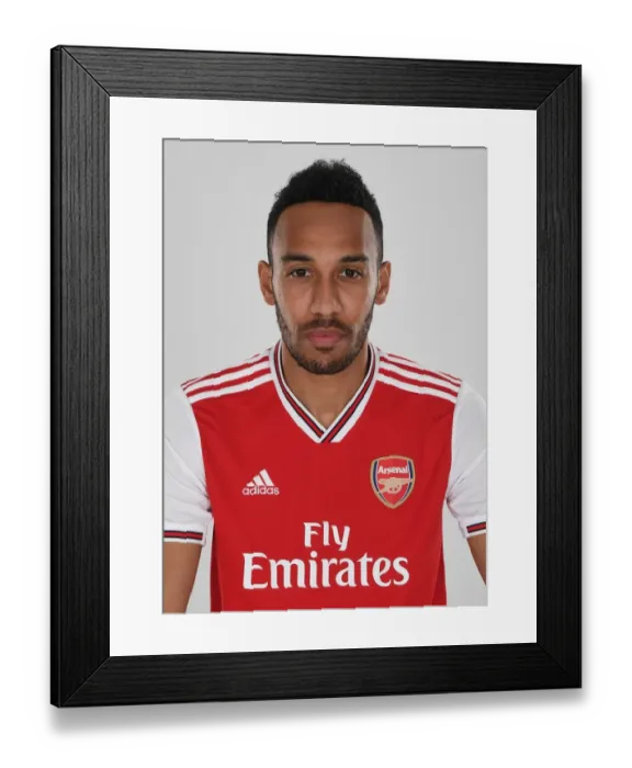 Framed Print : Pierre-Emerick Aubameyang of Arsenal