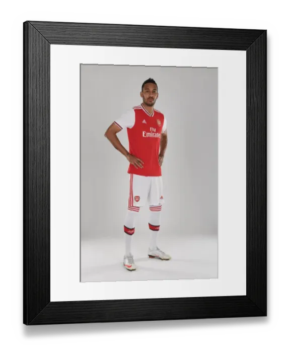 Framed Print : Pierre-Emerick Aubameyang of Arsenal Framed Print : Pierre-Emerick Aubameyang of Arsenal