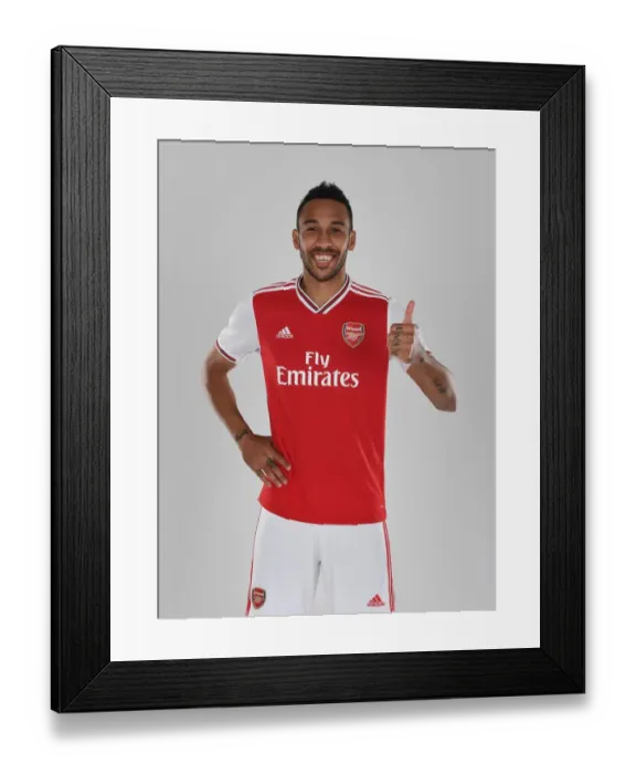 Framed Print : Pierre-Emerick Aubameyang of Arsenal Framed Print : Pierre-Emerick Aubameyang of Arsenal