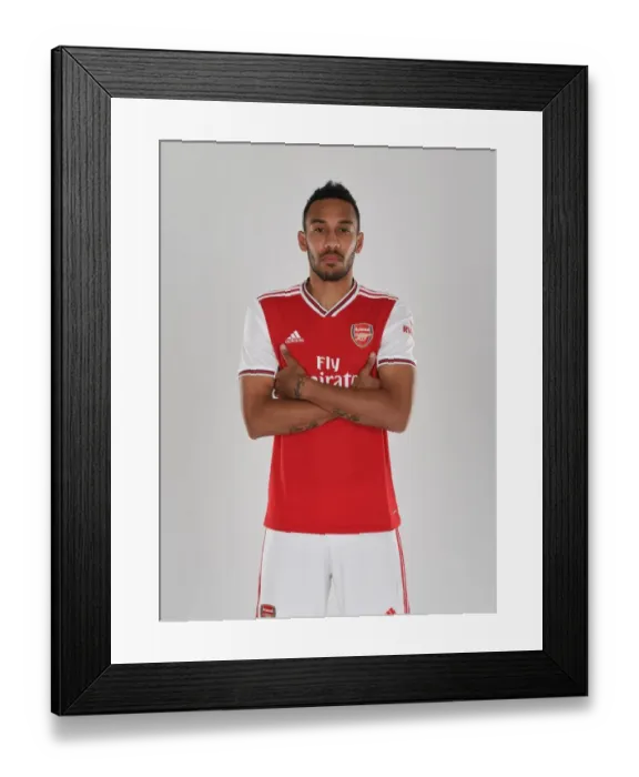 Framed Print : Pierre-Emerick Aubameyang of Arsenal Framed Print : Pierre-Emerick Aubameyang of Arsenal