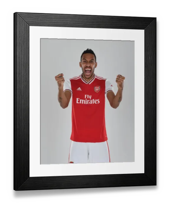 Framed Print : Pierre-Emerick Aubameyang of Arsenal Framed Print : Pierre-Emerick Aubameyang of Arsenal