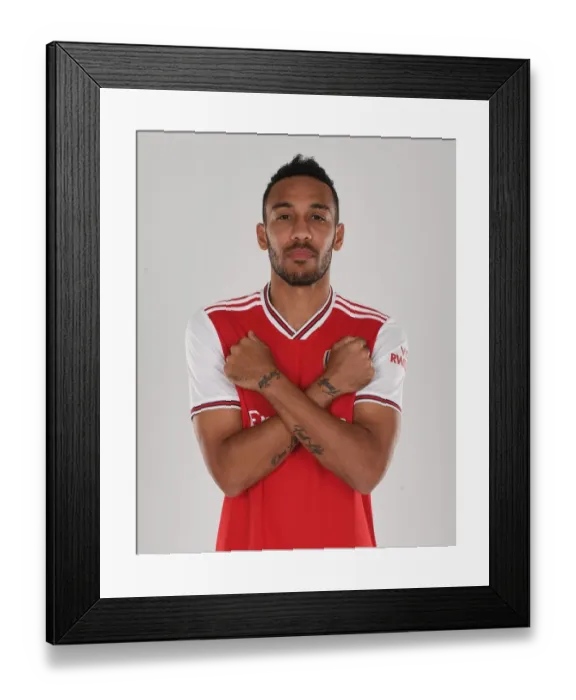 Framed Print : Pierre-Emerick Aubameyang of Arsenal Framed Print : Pierre-Emerick Aubameyang of Arsenal