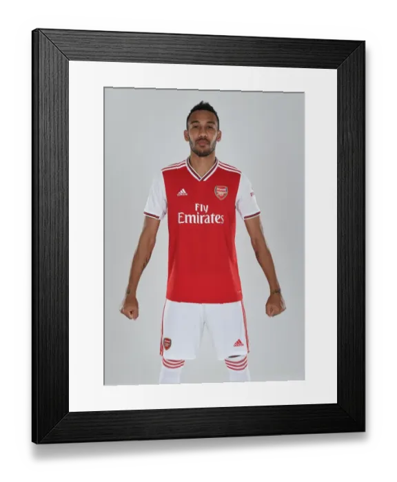 Framed Print : Pierre-Emerick Aubameyang of Arsenal Framed Print : Pierre-Emerick Aubameyang of Arsenal