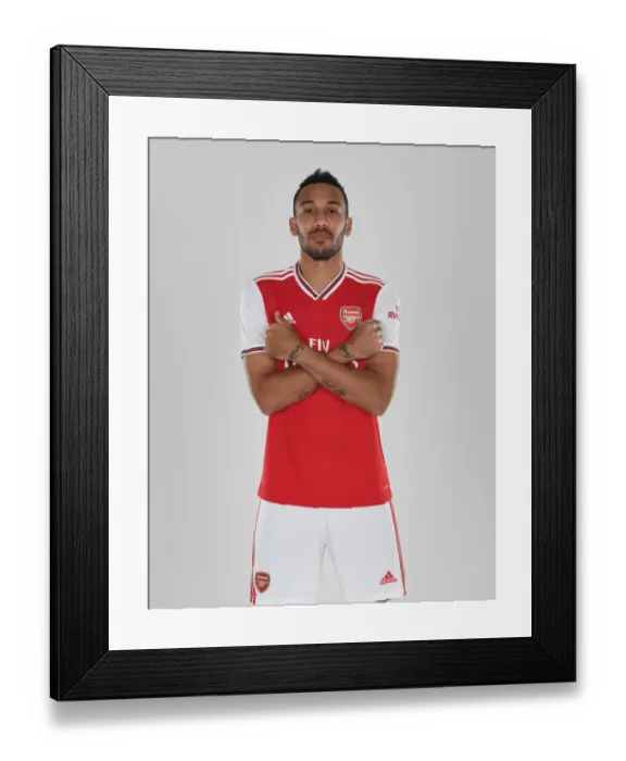 Framed Print : Pierre-Emerick Aubameyang of Arsenal Framed Print : Pierre-Emerick Aubameyang of Arsenal