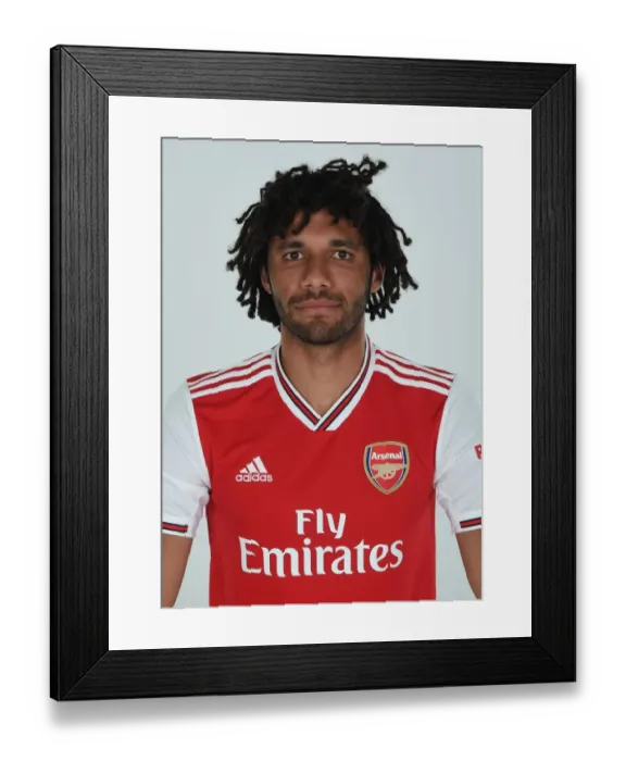 Framed Print : Mo Elneny of Arsenal. Arsenal Training Ground