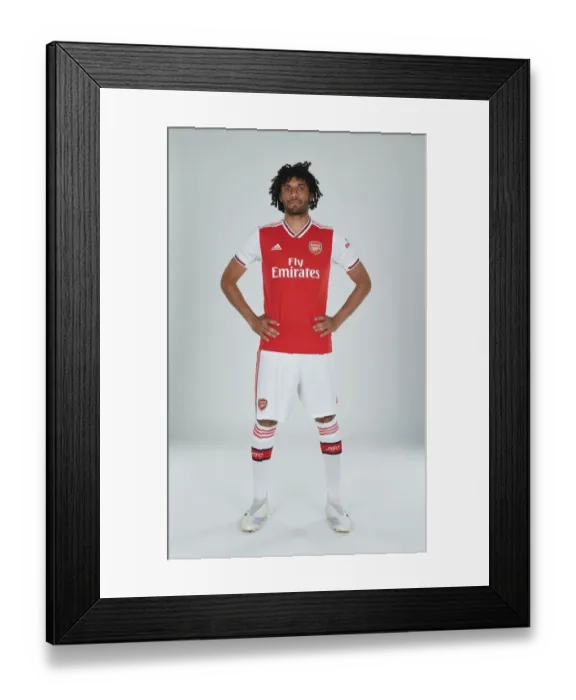 Framed Print : Mo Elneny of Arsenal. Arsenal Training Ground