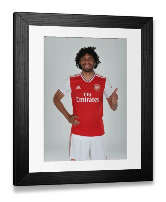 Framed Print : Mo Elneny of Arsenal. Arsenal Training Ground