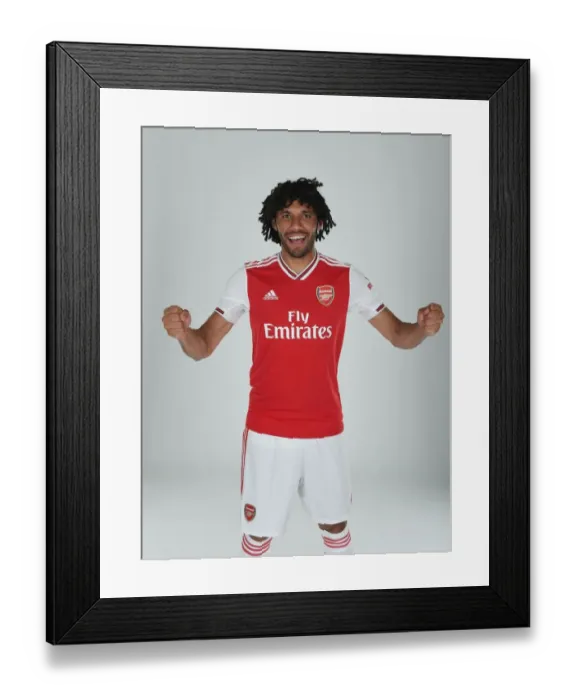 Framed Print : Mo Elneny of Arsenal. Arsenal Training Ground