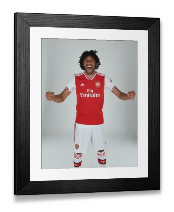 Framed Print : Mo Elneny of Arsenal. Arsenal Training Ground