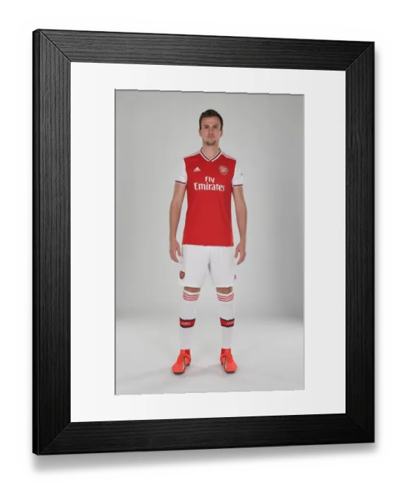 Framed Print : Rob Holding of Arsenal. Arsenal Training Ground