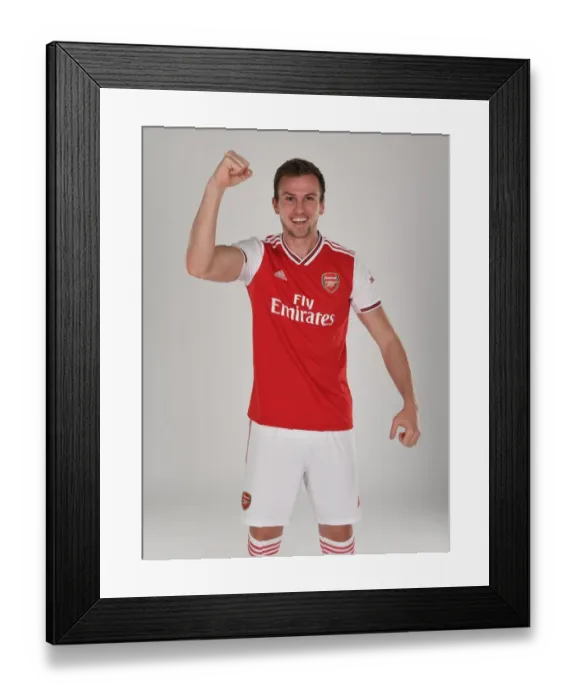 Framed Print : Rob Holding of Arsenal. Arsenal Training Ground