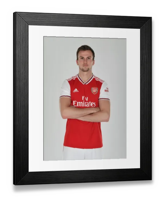 Framed Print : Rob Holding of Arsenal. Arsenal Training Ground