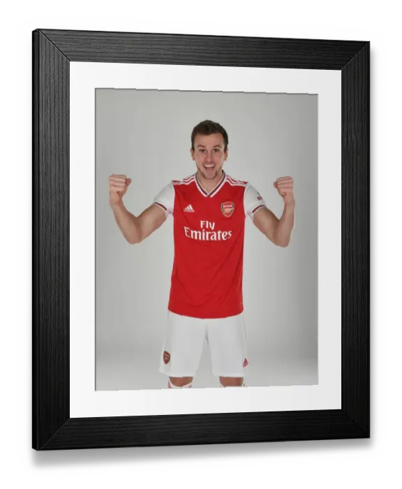 Framed Print : Rob Holding of Arsenal. Arsenal Training Ground