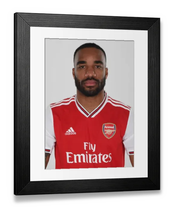 Framed Print : Alex Lacazette of Arsenal Framed Print : Alex Lacazette of Arsenal