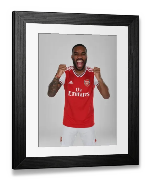 Framed Print : Alex Lacazette of Arsenal Framed Print : Alex Lacazette of Arsenal