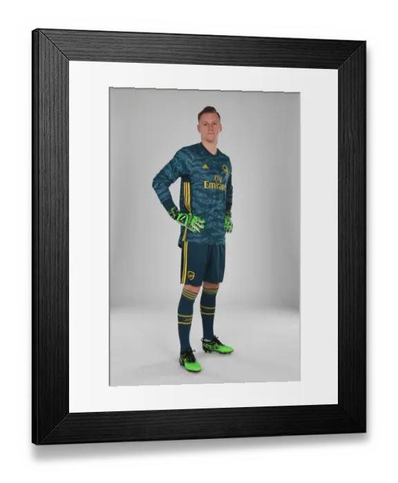 Framed Print : Bernd Leno of Arsenal. Arsenal Training Ground