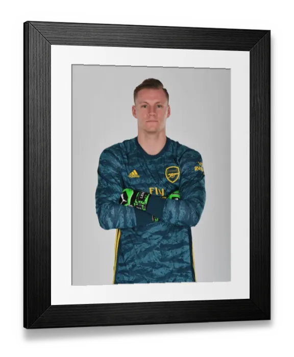 Framed Print : Bernd Leno of Arsenal. Arsenal Training Ground Framed Print : Bernd Leno of Arsenal. Arsenal Training Ground