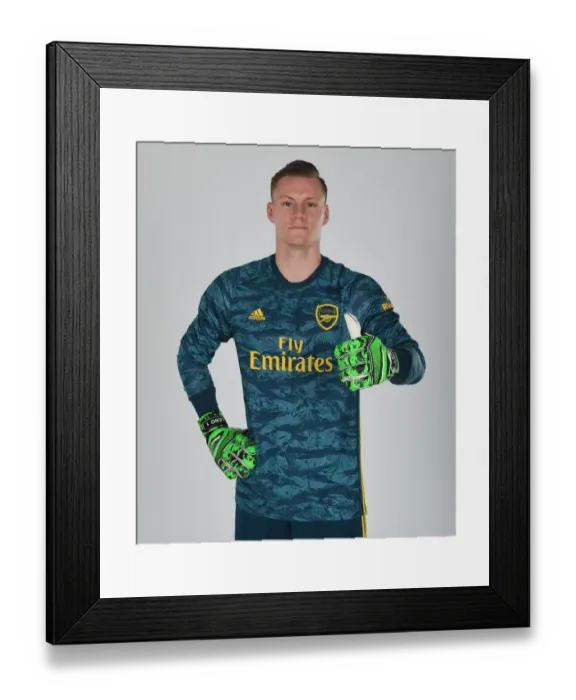Framed Print : Bernd Leno of Arsenal. Arsenal Training Ground Framed Print : Bernd Leno of Arsenal. Arsenal Training Ground