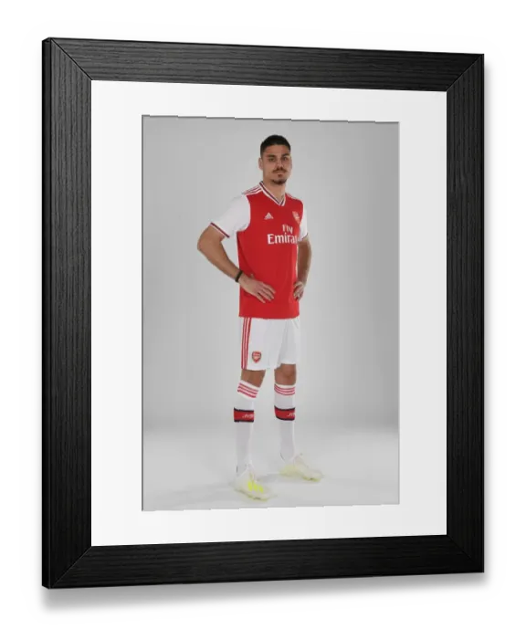 Framed Print : Konstantinos Mavropanos of Arsenal
