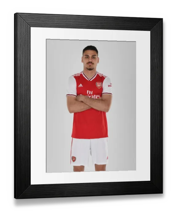 Framed Print : Konstantinos Mavropanos of Arsenal Framed Print : Konstantinos Mavropanos of Arsenal