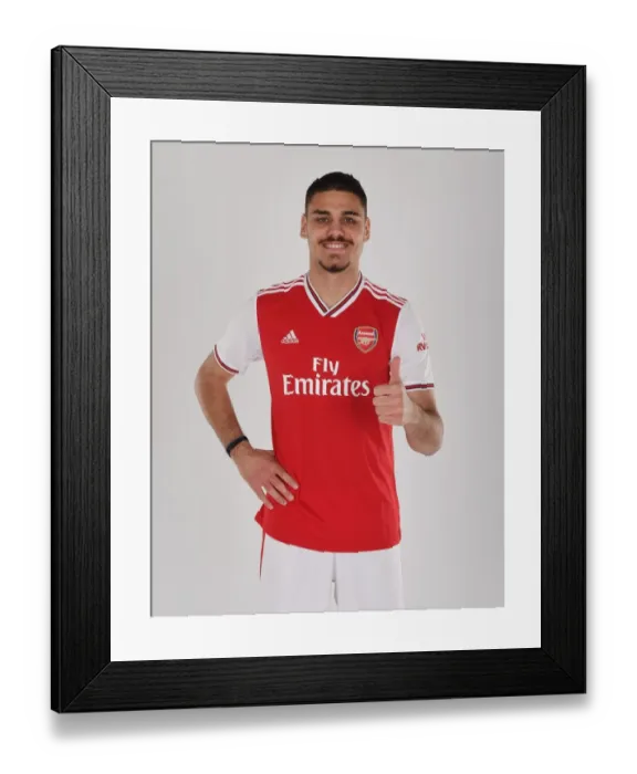 Framed Print : Konstantinos Mavropanos of Arsenal