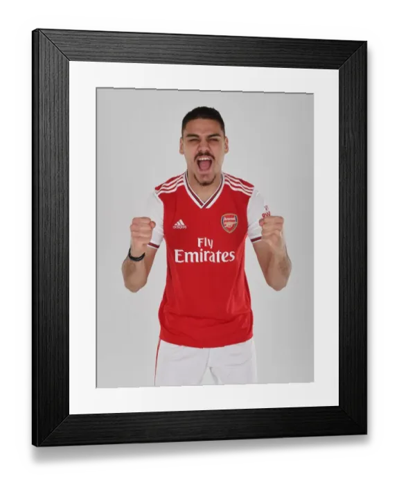 Framed Print : Konstantinos Mavropanos of Arsenal