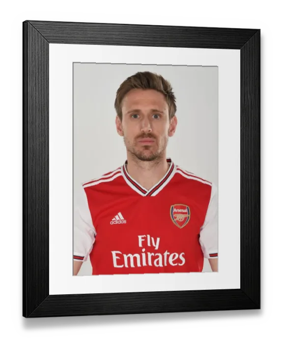 Framed Print : Nacho Monreal of Arsenal. Arsenal Training Ground Framed Print : Nacho Monreal of Arsenal. Arsenal Training Ground