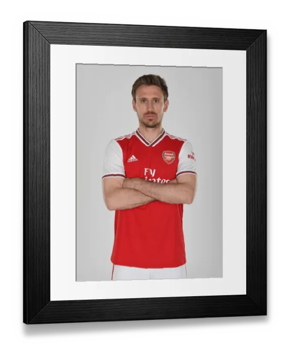Framed Print : Nacho Monreal of Arsenal. Arsenal Training Ground