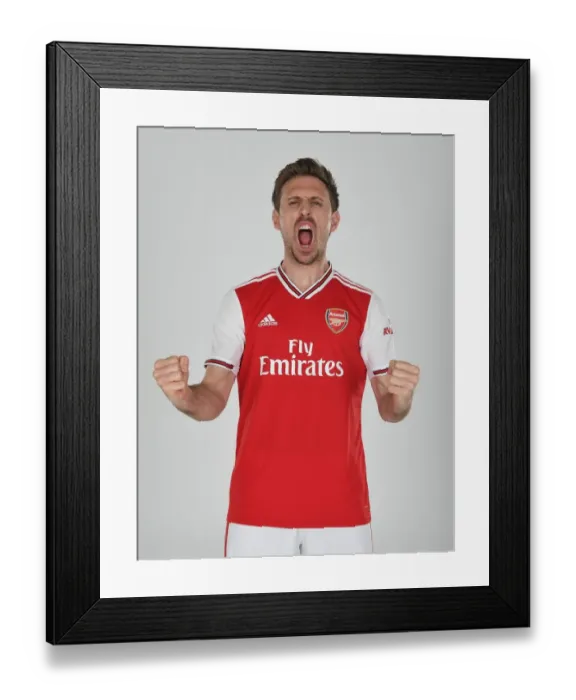 Framed Print : Nacho Monreal of Arsenal. Arsenal Training Ground