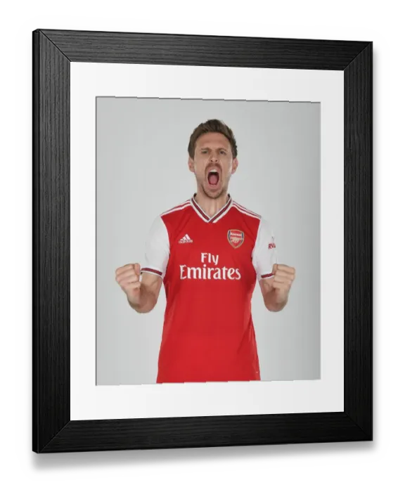 Framed Print : Nacho Monreal of Arsenal. Arsenal Training Ground Framed Print : Nacho Monreal of Arsenal. Arsenal Training Ground