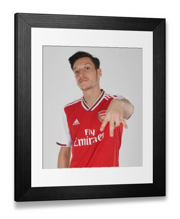 Framed Print : Mesut Ozil of Arsenal. Arsenal Training Ground Framed Print : Mesut Ozil of Arsenal. Arsenal Training Ground