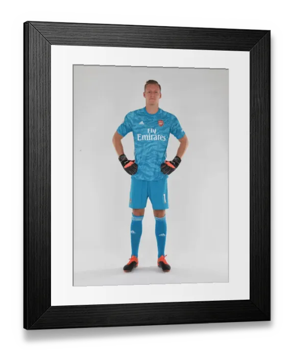 Framed Print : Arsenal Football Club: Bernd Leno at 2019-2020 Pre-Season Training Framed Print : Arsenal Football Club: Bernd Leno at 2019-2020 Pre-Season Training