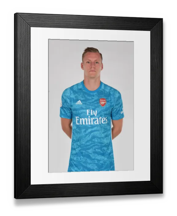 Framed Print : Arsenal FC: Bernd Leno at Training Session (2019-20) Framed Print : Arsenal FC: Bernd Leno at Training Session (2019-20)