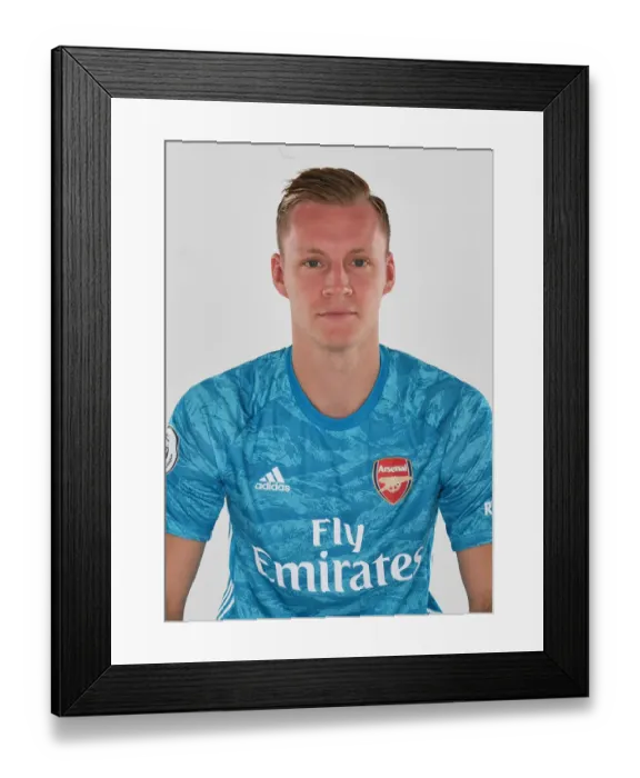 Framed Print : Arsenal FC: Bernd Leno at Pre-Season Training (2019-2020)