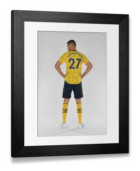 Framed Print : Arsenal's Konstantinos Mavropanos Gears Up for 2019-20 Season at Training