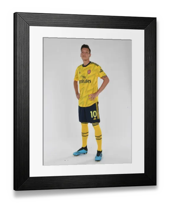 Framed Print : Mesut Ozil at Arsenal's 2019-2020 Pre-Season Training