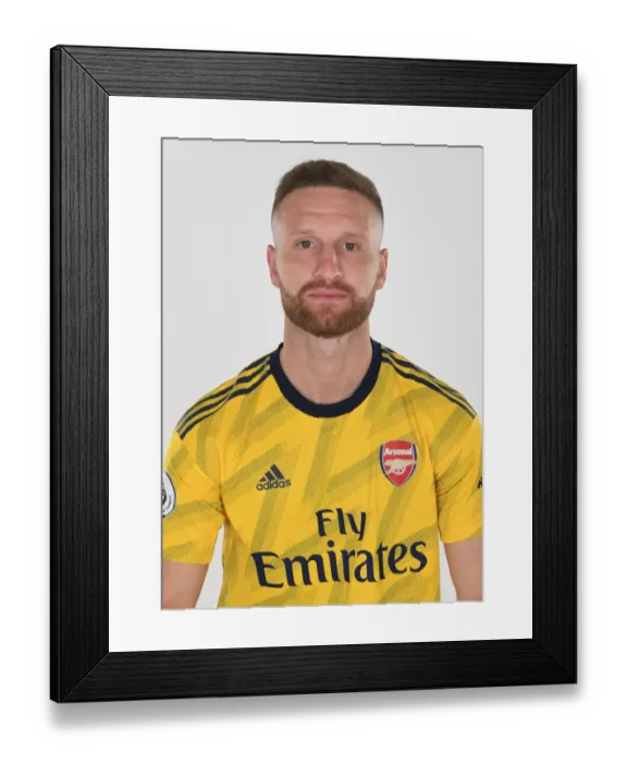 Framed Print : Arsenal FC: Shkodran Mustafi at 2019-20 Pre-Season Training