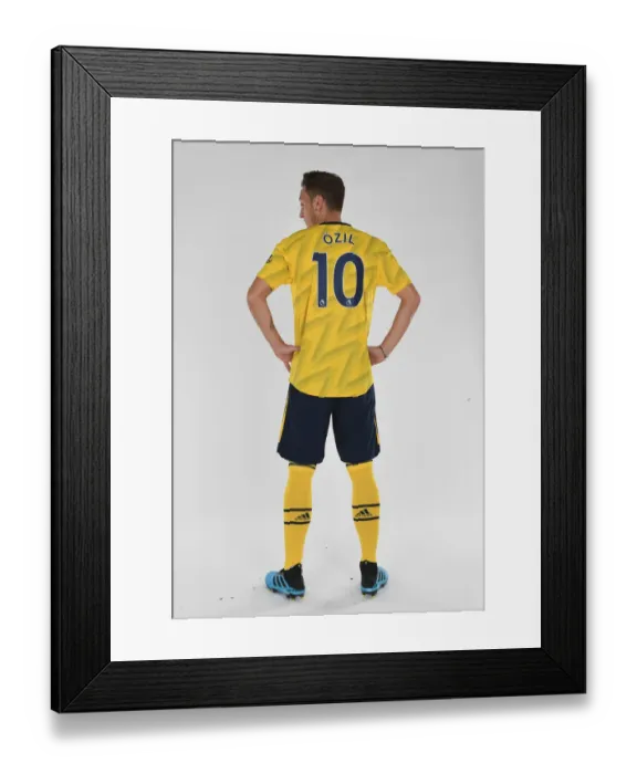Framed Print : Arsenal FC: Mesut Ozil at 2019-2020 Pre-Season Photocall