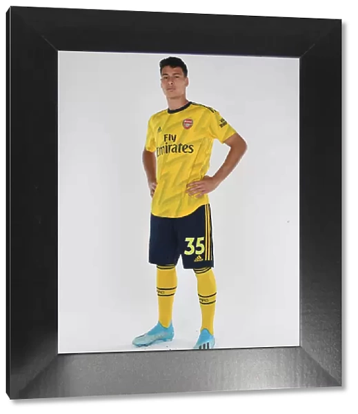 Arsenal's Gabriel Martinelli at Arsenal 2019-2020 Photocall