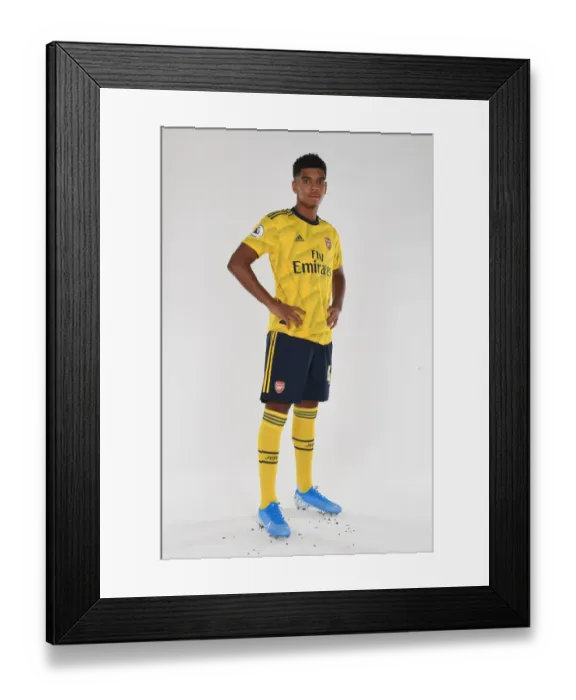 Framed Print : Arsenal's Tyreece John-Jules at 2019-2020 Photocall Framed Print : Arsenal's Tyreece John-Jules at 2019-2020 Photocall