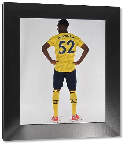 Arsenal New Signing James Olayinka at 2019-20 Photocall
