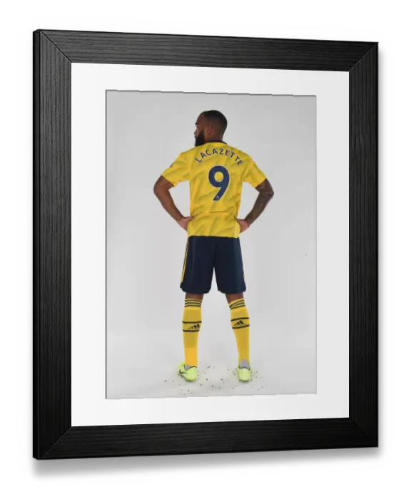 Framed Print : Arsenal Football Club: Alex Lacazette at Pre-Season Training (2019-2020) Framed Print : Arsenal Football Club: Alex Lacazette at Pre-Season Training (2019-2020)
