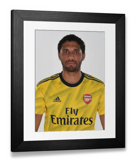 Framed Print : Arsenal FC: Mo Elneny at 2019-20 Pre-Season Training Framed Print : Arsenal FC: Mo Elneny at 2019-20 Pre-Season Training