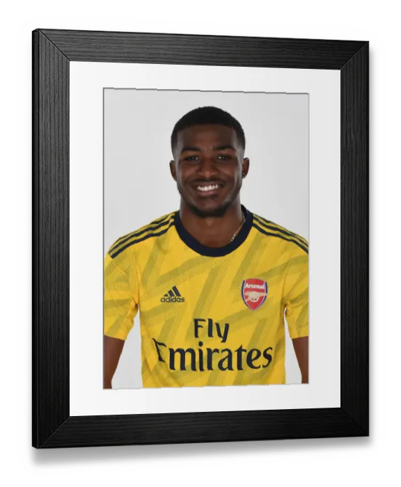 Framed Print : Arsenal Football Club: 2019-2020 Season - Ainsley Maitland-Niles at Training