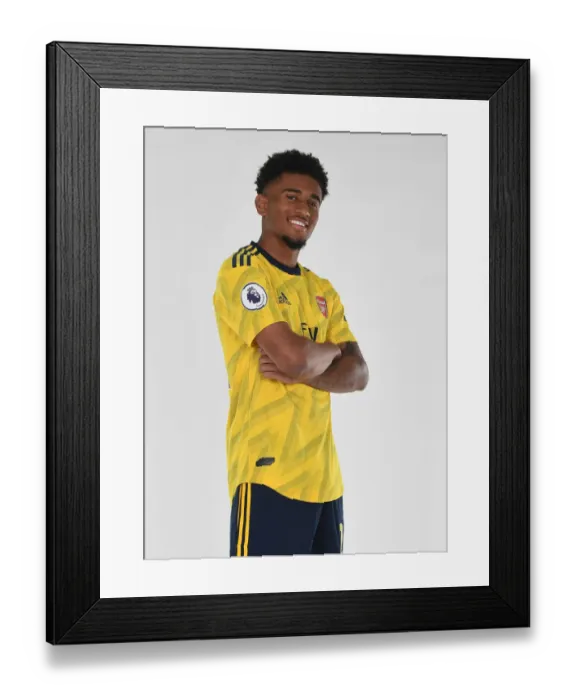 Framed Print : Arsenal's Reiss Nelson Gears Up for 2019-20 Season at Training