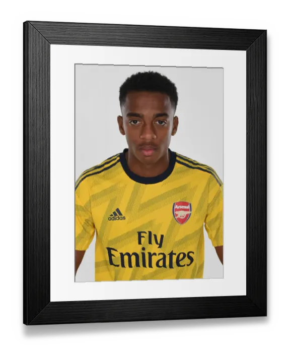 Framed Print : Arsenal FC: Joe Willock at 2019-20 Photocall
